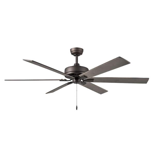 Dalton 60 in. Indoor/Covered Outdoor DC Motor Flat Bronze Ceiling Fan