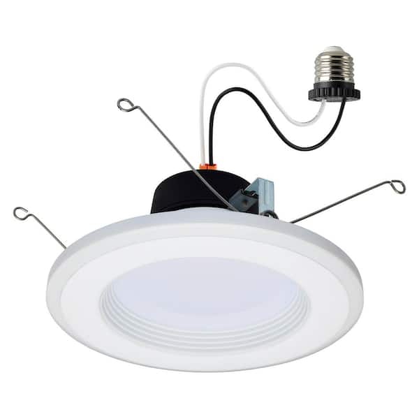 5-6 in. CCT Selectable, Integrated LED Recessed Trim Downlight with Night Light Feature