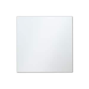 30 in. W x 30 in. H Frameless Rectangular Bathroom Vanity Mirror