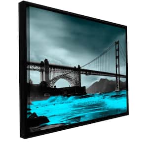 "San Fransisco Bridge II" by Revolver Ocelot Framed Canvas Wall Art
