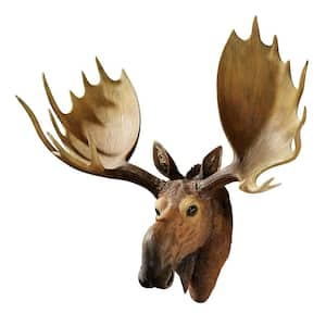 25 in H. Alaskan Moose Trophy Wall Sculpture