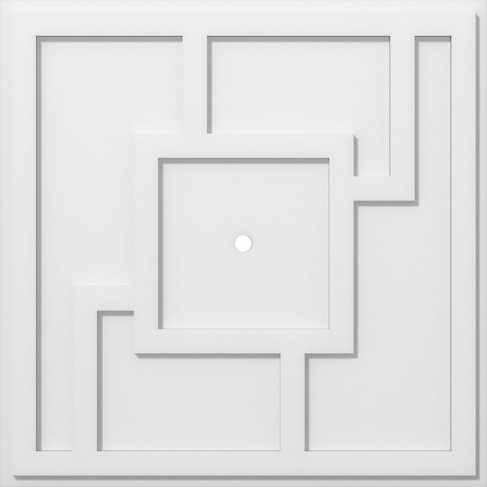 1 in. P X 9-3/4 in. C X 28 in. OD X 1 in. ID Knox Architectural Grade PVC Contemporary Ceiling Medallion price history on PriceWatchPro