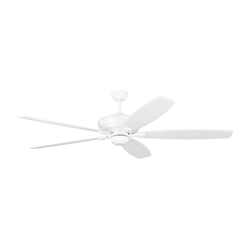 Monte Carlo Dover 68 In Indoor Matte White Ceiling Fan With White Blades And 6 Speed Remote Control 5dvr68rzw The Home Depot