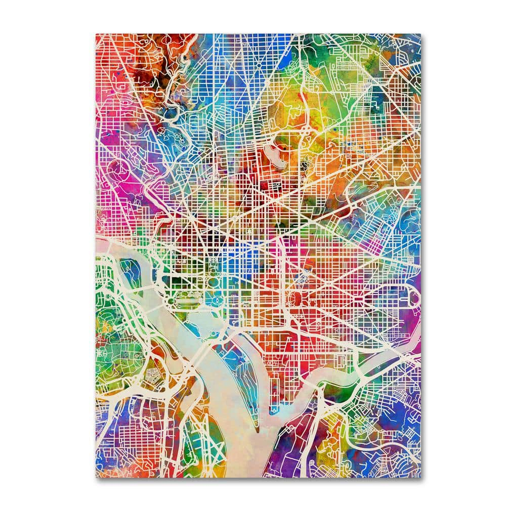 Canvas print Louisville Map  Fine Art Prints & Wall Decorations