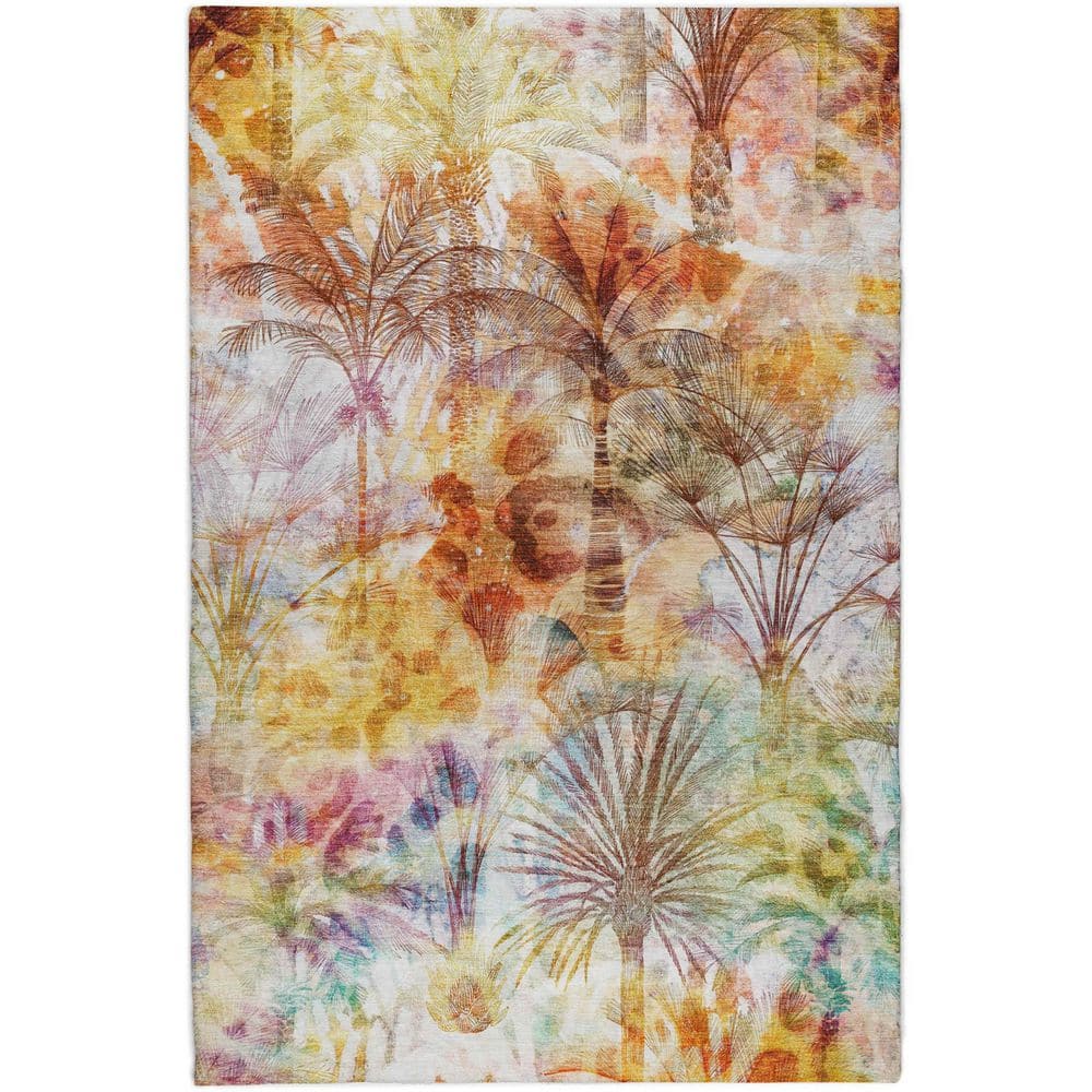 Dream Shag Premium Machine Washable Abstract ADS210 Multi 3 ft. x 5 ft. Area Rug price history on PriceWatchPro