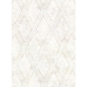 Dartmouth Cream Faux Plaster Geometric Vinyl Strippable Roll (Covers 60.8 sq. ft.)