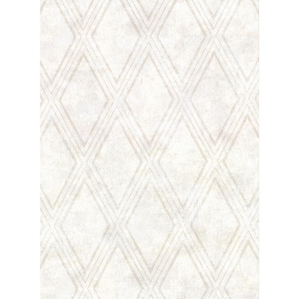 Warner Dartmouth Cream Faux Plaster Geometric Cream Wallpaper Sample ...