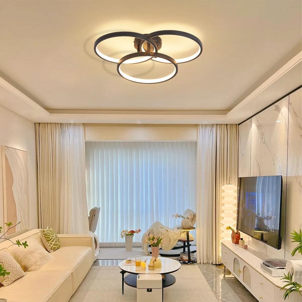 6-inch Black Inegrated LED Flush Mount price history on PriceWatchPro