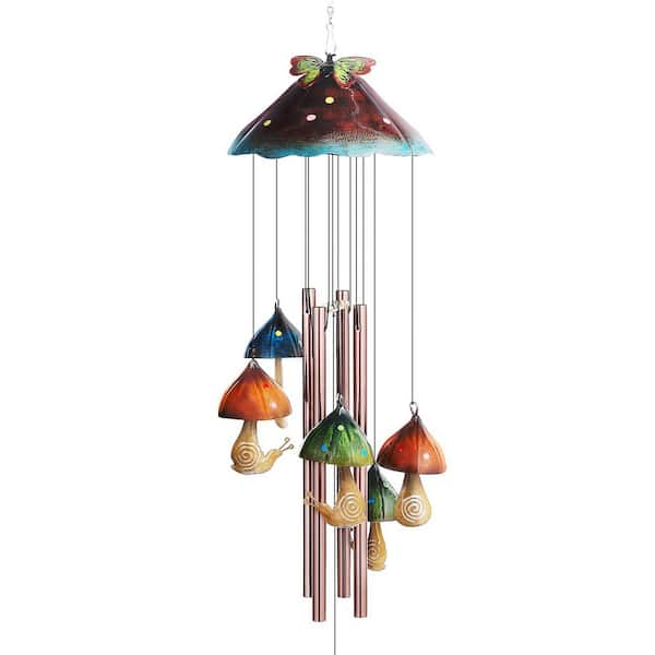 Wind Chimes for Outside, Mushroom Wind Chime Garden Decor Outdoor