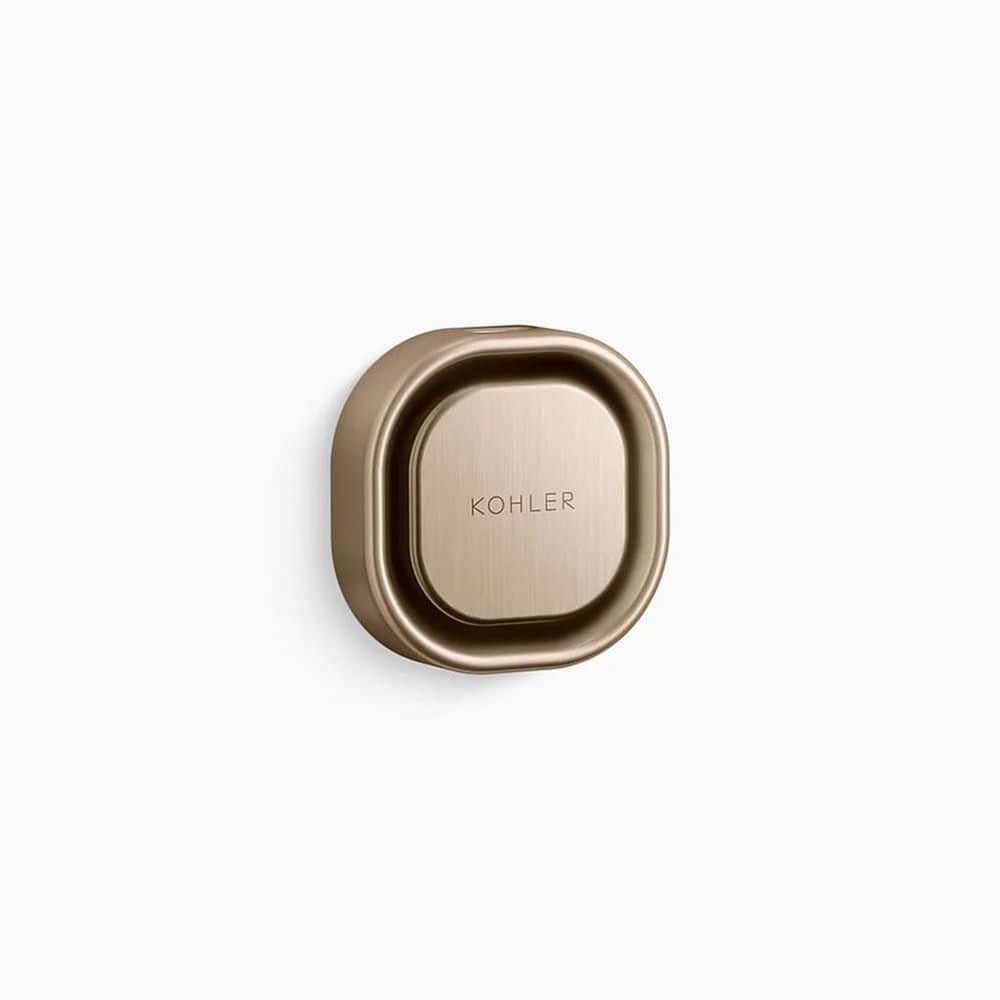 Invigoration 3 in. W Square Steam Head in Vibrant Brushed Bronze