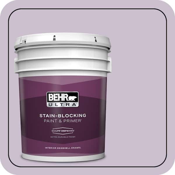BEHR ULTRA 5 gal. #S100-2 Romantic Poetry Extra Durable Eggshell Enamel Interior Paint & Primer