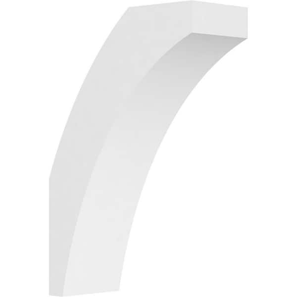 Ekena Millwork 3"W x 8"D x 12"H Standard Thorton Architectural Grade PVC Knee Brace