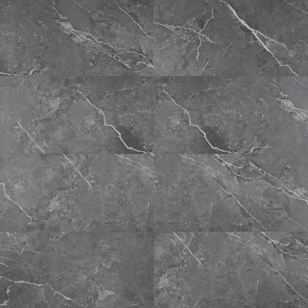 Ivy Hill Tile Marble Dark Gray 12 In X, Dark Grey Vinyl Flooring Tiles
