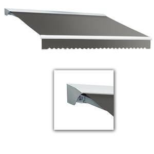 Awntech 24 Ft Maui Lx Manual Retractable Awning 120 In Projection Gun Ma24 Gun The Home Depot