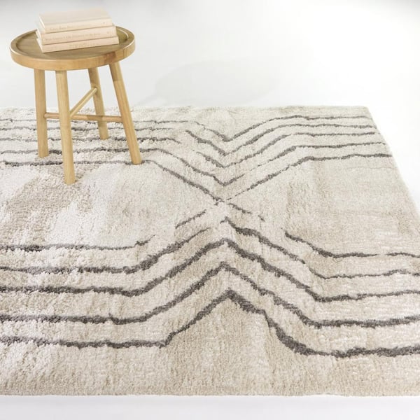 Boiardo Cream 8 ft. x 10 ft. Stripe Area Rug