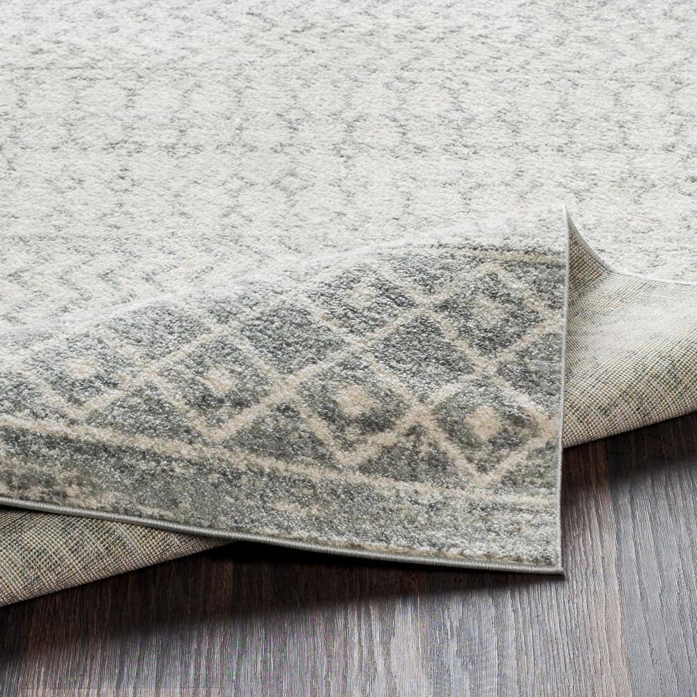 Gray Moroccan Patterned 12' x 15' Area Rug