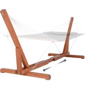 Adjustable 12 ft. Wooden Hammock Stand Only