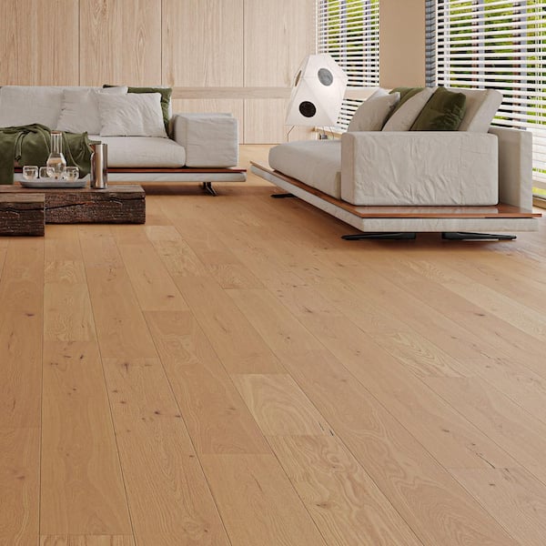 Selkirk Rolling Quincy 1/2 in. T x 7.5 in. W Tongue and Groove Wire Brushed Engineered Hardwood Flooring (31.09 sq.ft./case)
