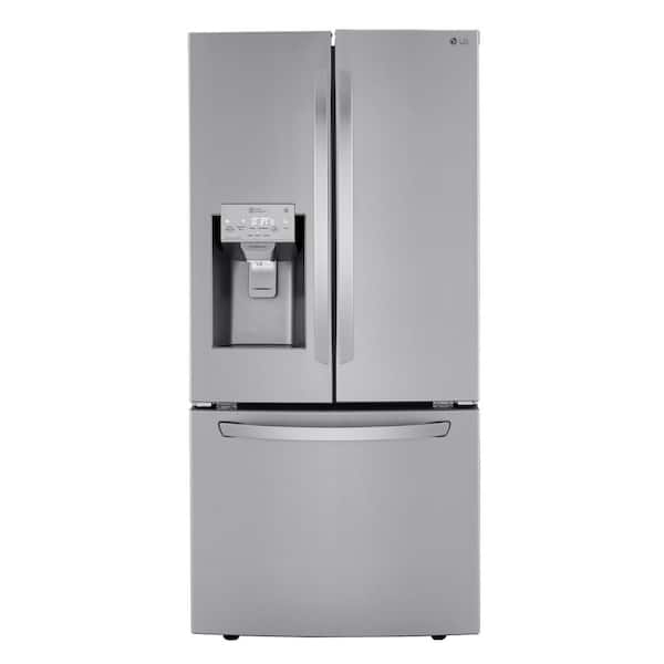 LG 25 cu. ft. French Door Refrigerator w/ Ice and Water Dispenser and SmartDiagnosis in PrintProof Stainless Steel