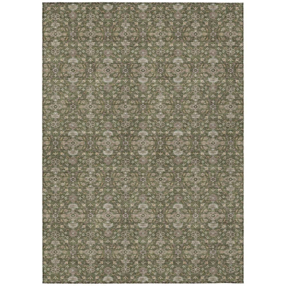 Chantille Machine Washable Indoor/Outdoor Abstract ACN2917 Olive 9 ft. x 12 ft. Area Rug price history on PriceWatchPro