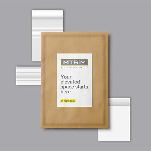 5-1/4 in. x 5/8 in. x 3 in. Baseboard White Prepainted Waterproof Colonial PVC Moulding (1 Sample)