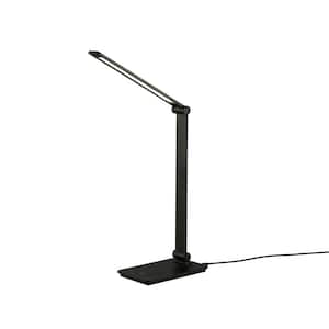 13.4 in. Black LED Trouch Control Table Lamp