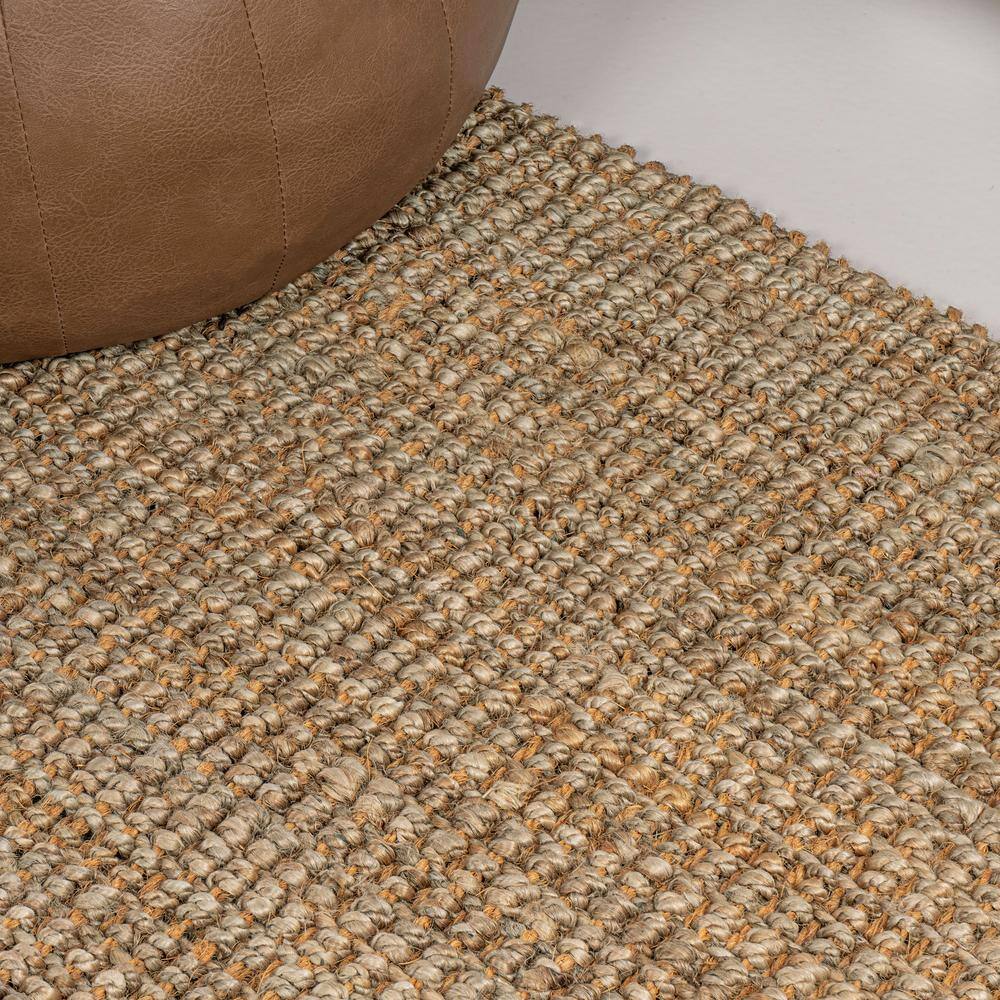 Handwoven Natural Jute Rectangular 3 x 5 Area Rug