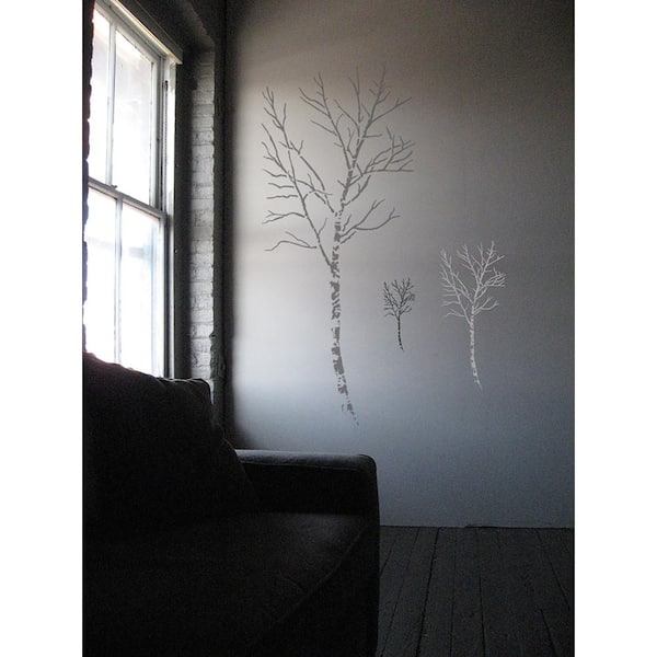 Large Fruit Tree Stencil Reusable Wall Stencils for DIY 