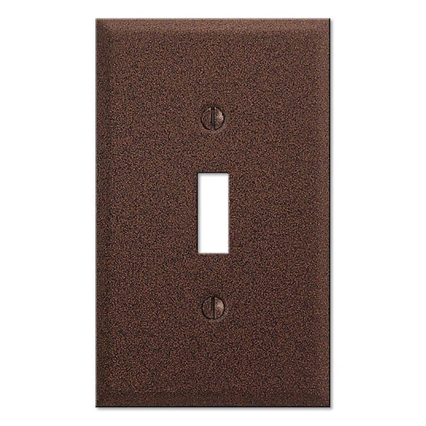 Creative Accents Brown 1-Gang Wall Plate
