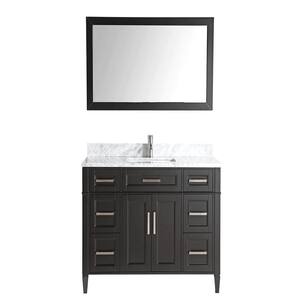 Vanity Art Savona 48 in. W x 22 in. D x 36 in. H Vanity in White with ...