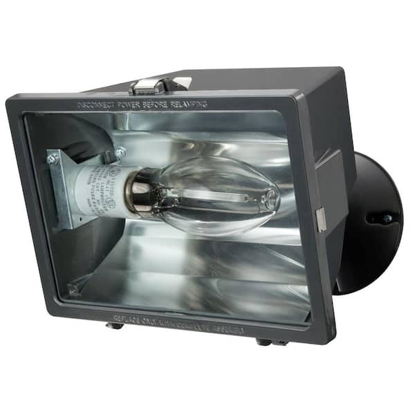 Lithonia Lighting 7 in 1-Lamp Bronze Metal Outdoor Halide Flood Light