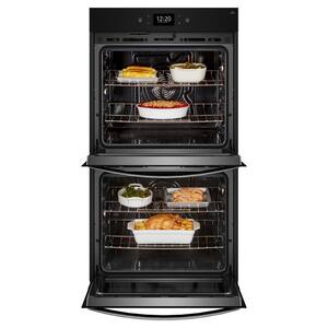 30 in. Double Electric Wall Oven with True Convection Self-Cleaning in Fingerprint Resistant Stainless Steel