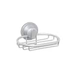 Zenith Products Brushed Nickel Suction Cup Soap Dish Caddy, Bath  Accessories, Household