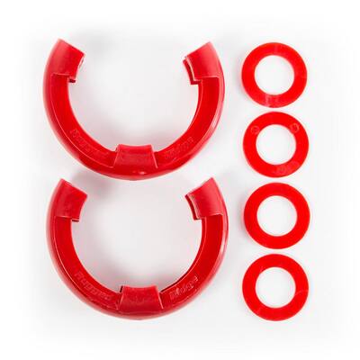 3/4 in. D-Shackle Isolator Kit Pair in Red