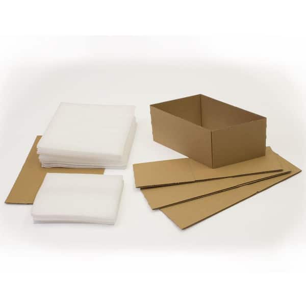 20pcs Corrugated Dividers For Moving Boxes, Dish Packing Kit with 48 Foam  Pouches Kitchen Moving Box Kit 2 Sizes Corrugated Dividers for wine moving