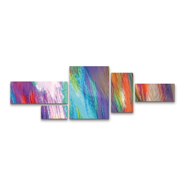 Trademark Fine Art 5 Fishcreative Dressing 5-Piece Panel Set Unframed Photography Wall Art 24 in. x 72 in.