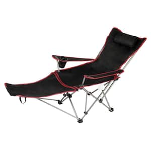 Mesh lounge cheap chair with footrest