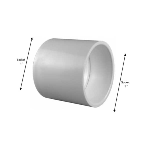1 in. PVC Schedule 40 S x S Coupling