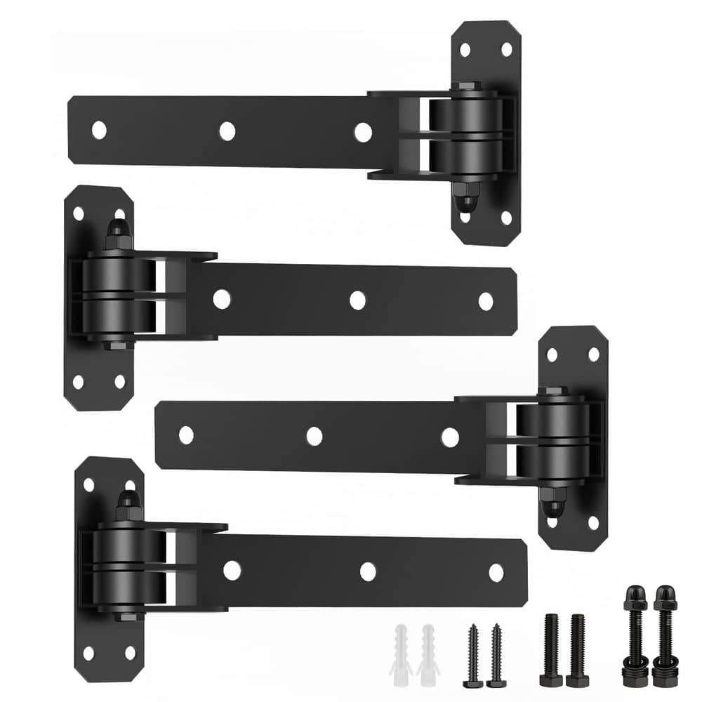 13” Carbon Steel Dual Ball Bearing Heavy Duty Gate Hinges Rust Resistant for Farm Garden Metal Wood Doors (4-Pack) price history on PriceWatchPro