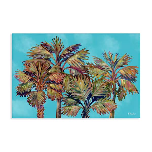 Stupell Industries Bondi Beach Palms by Paul Brent Unframed Nature Graphic Art Print 30 in. x 45 in.