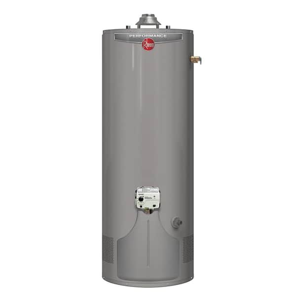 Rheem Performance 39 Gal. Short 6-Year 38,000 BTU Ultra Low NOx (ULN)  Natural Gas Tank Water Heater XG39S06EN38U1 - The Home Depot