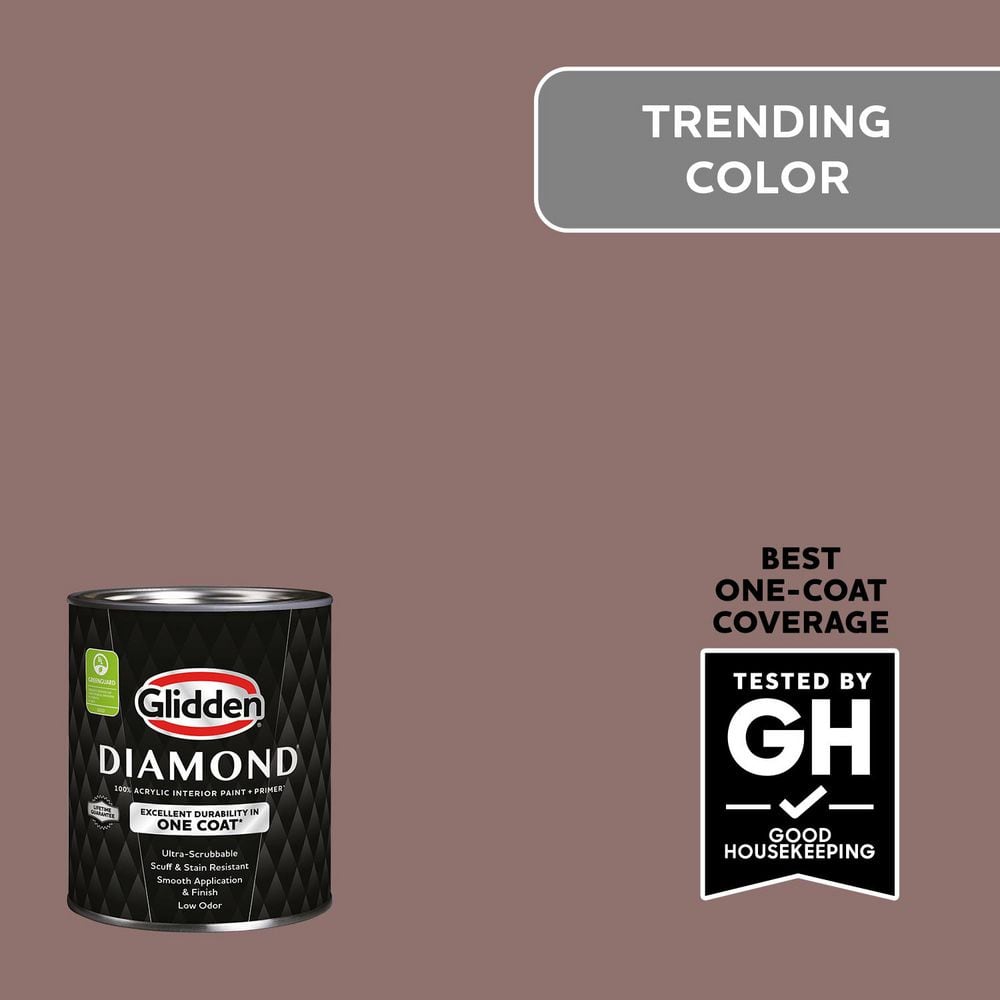 1 qt. PPG1054-6 Oakwood Brown Eggshell Interior Paint with Primer price history on PriceWatchPro