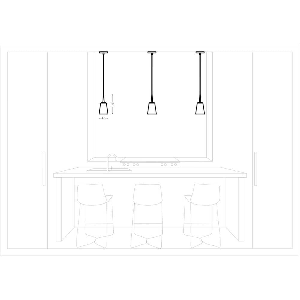 Satin Brass and Opal Glass Mini Pendant Light