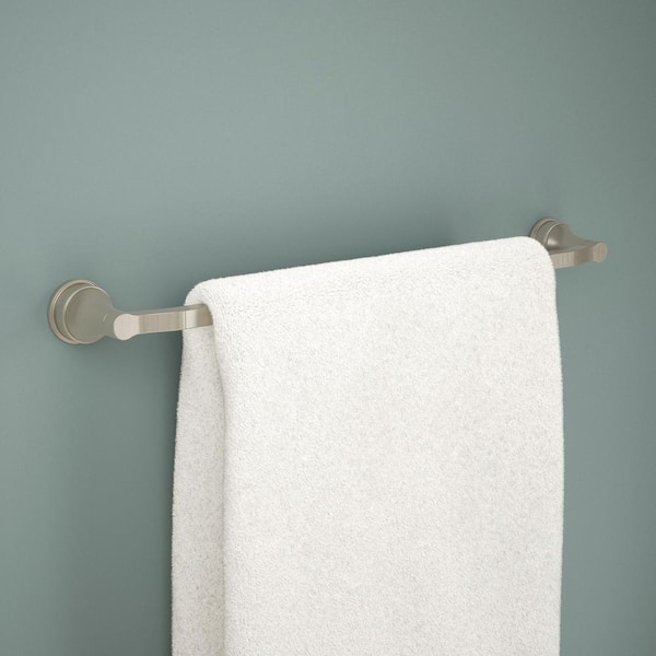 Faryn 18 in. Wall Mounted Towel Bar Bath Hardware Accessory in Brushed Nickel