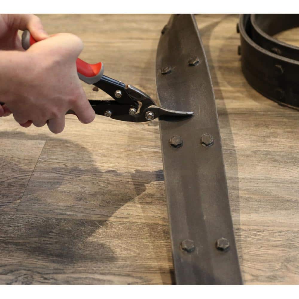 Flexible Black Iron Beam Strap with Bolts for Faux Wood Beams