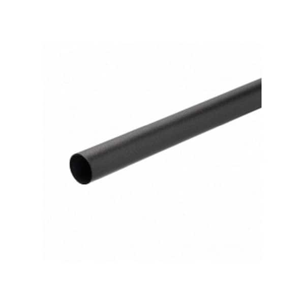 Unbranded 95 in. Steel Single Curtain Rod in Anthracite