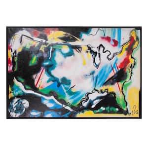States of Color Floater Frame Abstract Wall Art 41.5 in. x 61.5 in.