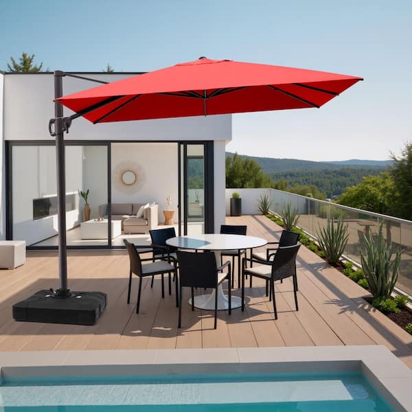 bumblr patio umbrella Bumblr Rectangular Patio Umbrella 6.5x10ft Outdoor Jamaica