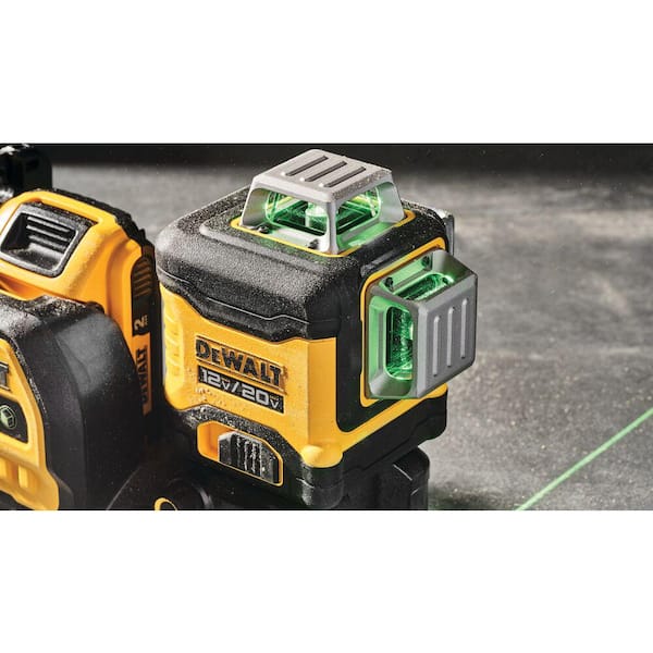 DEWALT 20V MAX Lithium-Ion Cross Line Laser Level Kit with 2.0Ah Battery,  Charger and Case DCLE34021D1 - The Home Depot