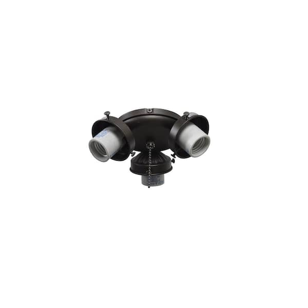 Air Cool Brookhurst 52 in. Oil Rubbed Bronze Ceiling Fan Replacement Light Kit